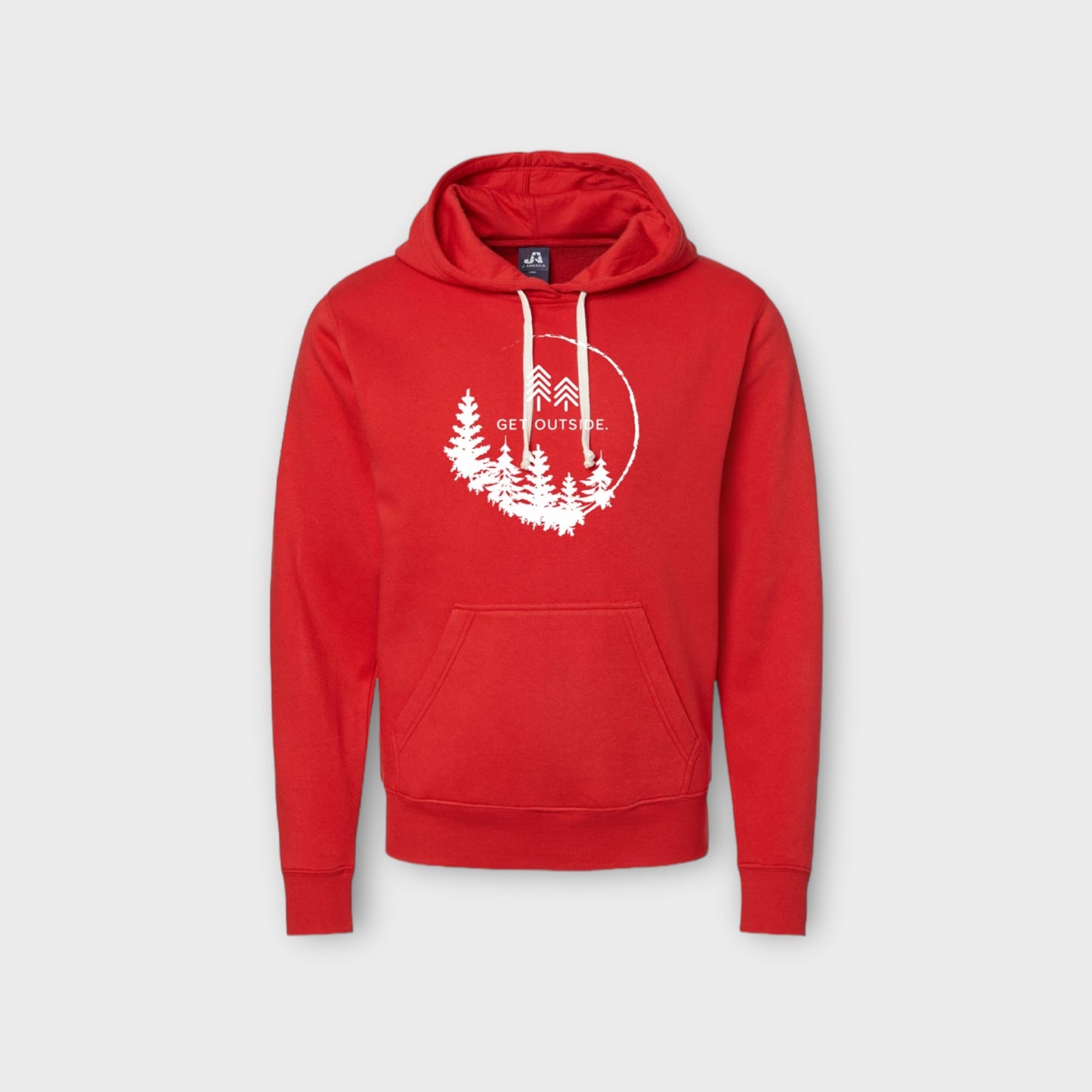 GET OUTSIDE UNSIEX TRIBLEND HOODIE