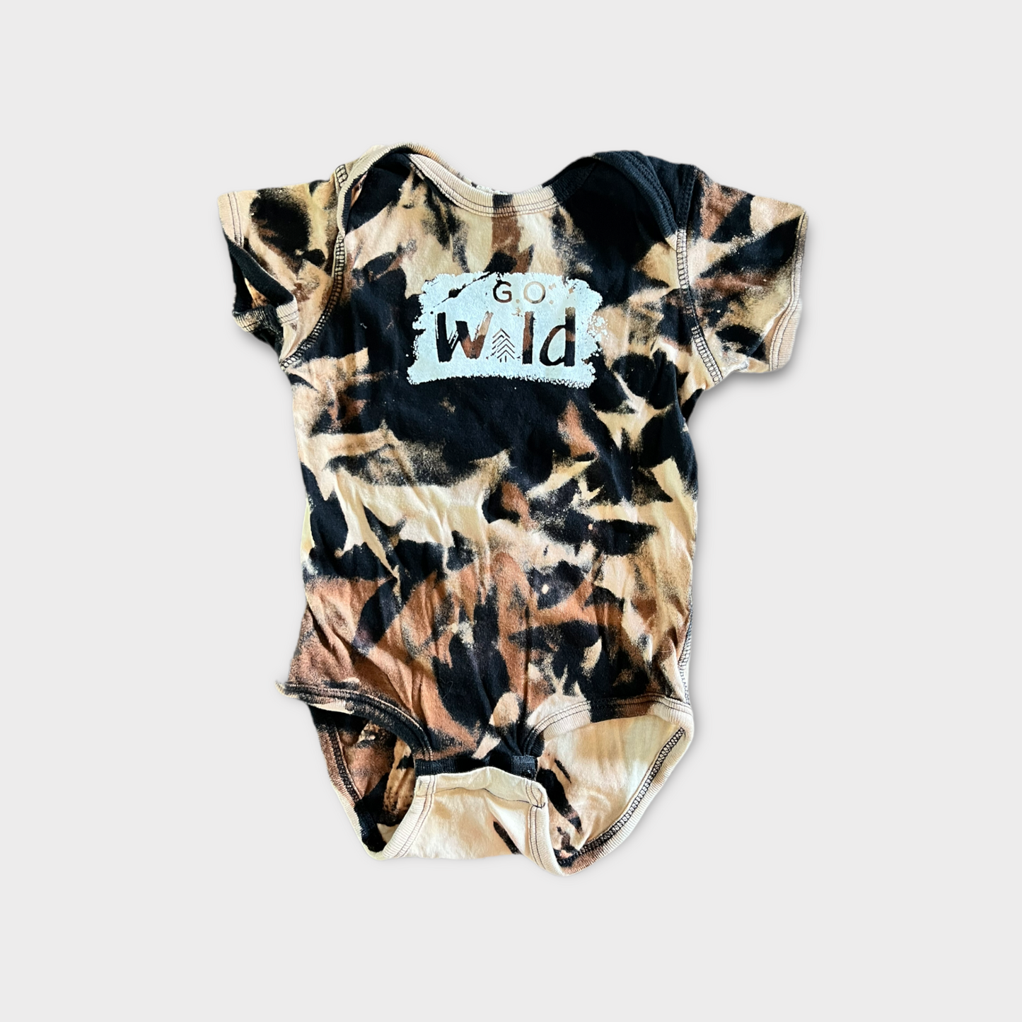 HERSHEY REVERSE TIE DYE ONESIE