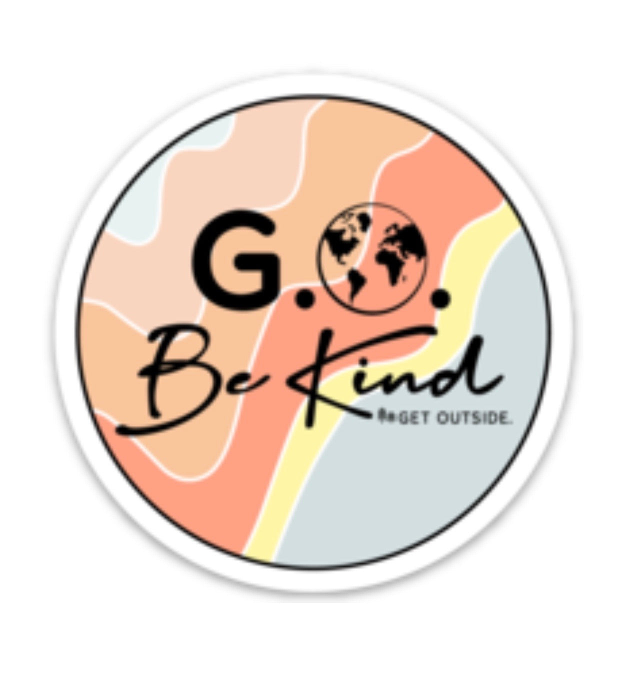 G.O. BE KIND STICKER