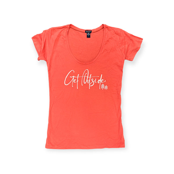 GET OUTSIDE WOMEN’S SCOOP NECK TEE